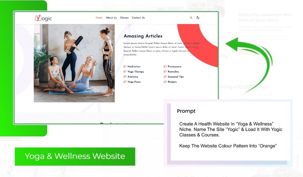 One Minute to a Pro Medical Site with AI!