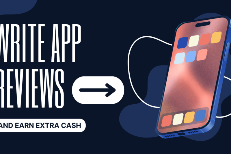 Smartphone displaying app review earnings. Learn how to make money writing app reviews